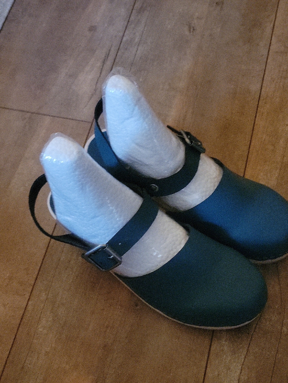 LOTTA'S Women’s TEAL Mary Jane Slingback Shoe - Picture 2 of 8